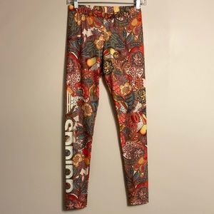 ADIDAS Floral/Fruit Print Print Full Length Leggings